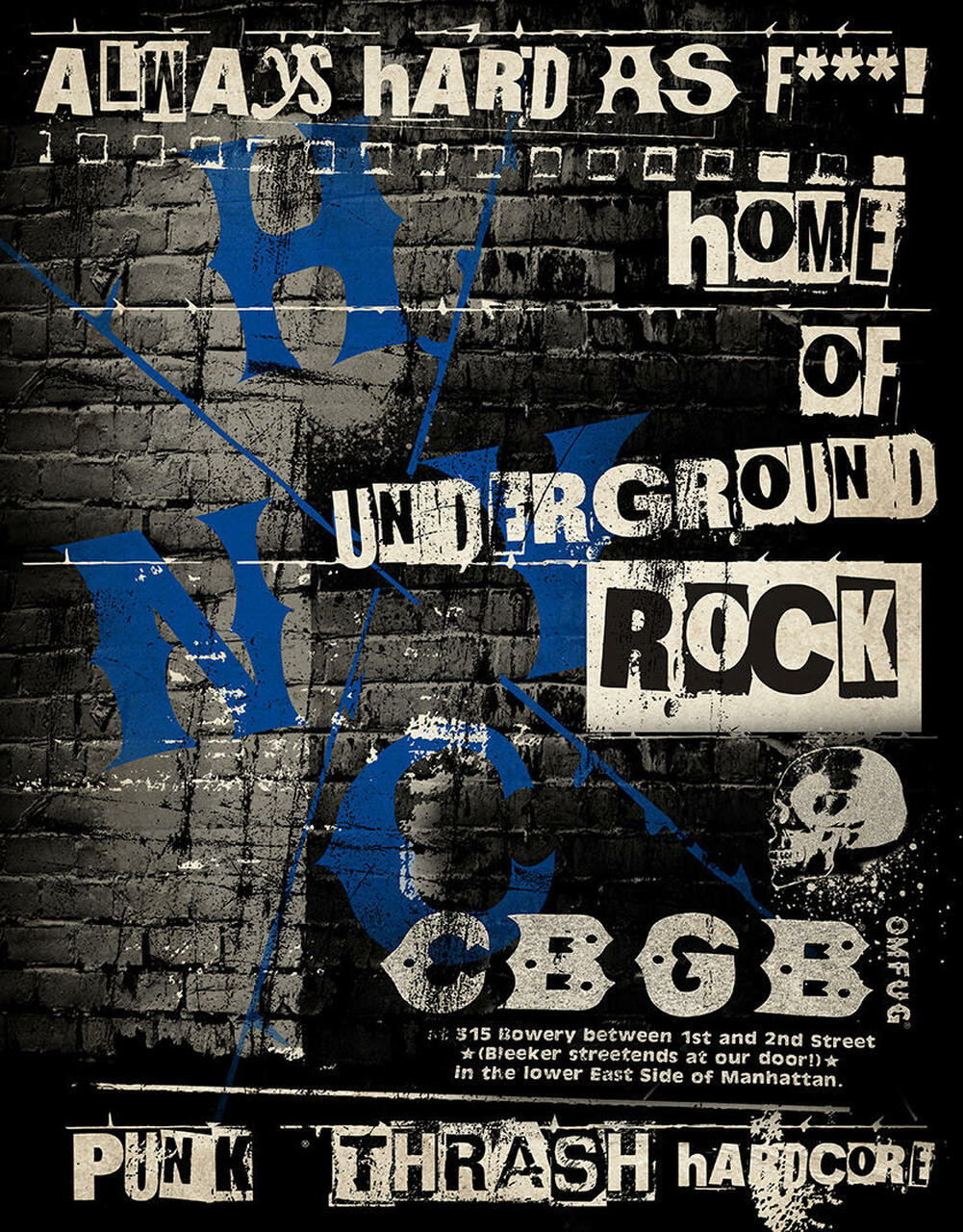 ƥ  CBGB - Wall DE-MS2609