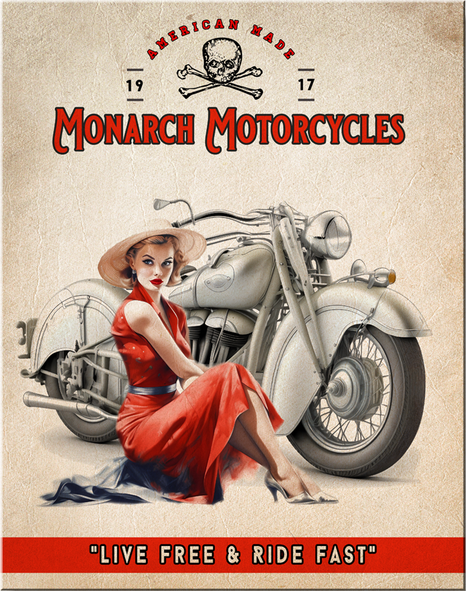 ƥ  Monarch Motorcycle DE-MS2817