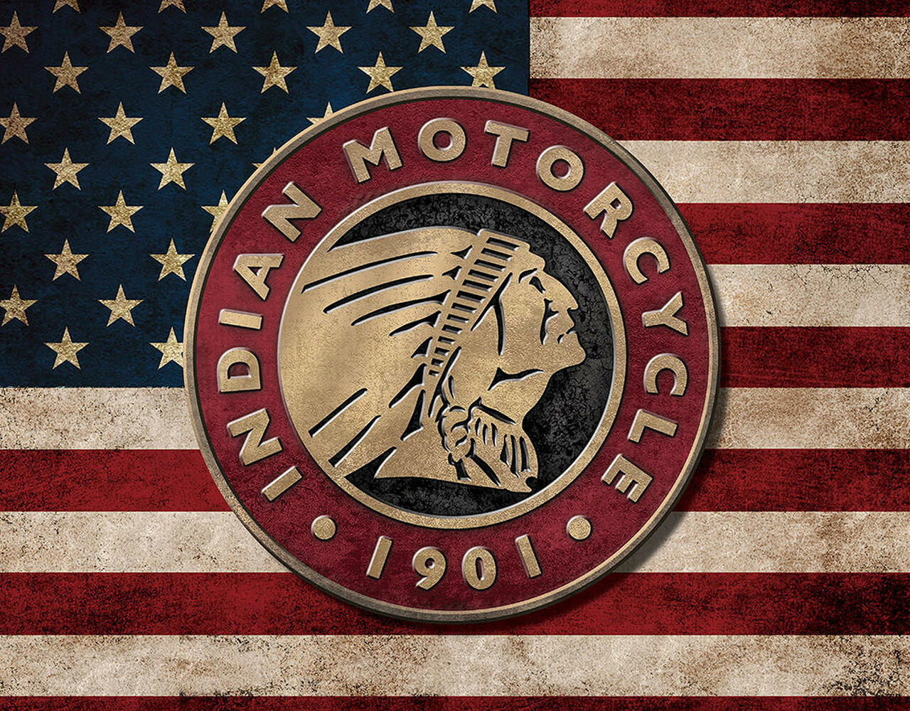 ƥ  Indian Motorcycle Flag DE-MS2520