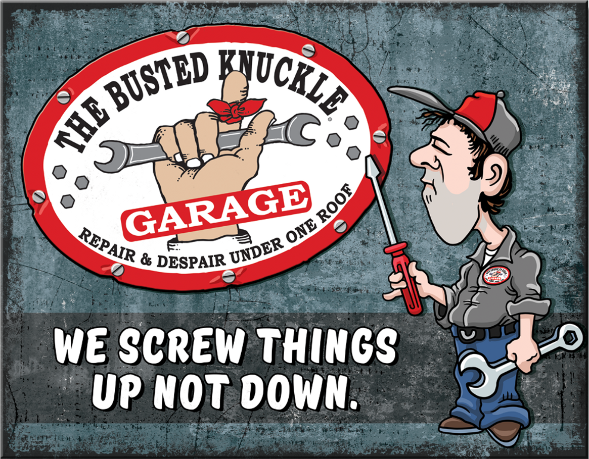 ƥ  Busted Knuckle Screw Things Up DE-MS2816