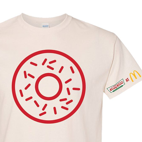 McDonald's T 饷å եå Krispy Kreme Jumbo Doughnut SM-TEE-107330 ʥ