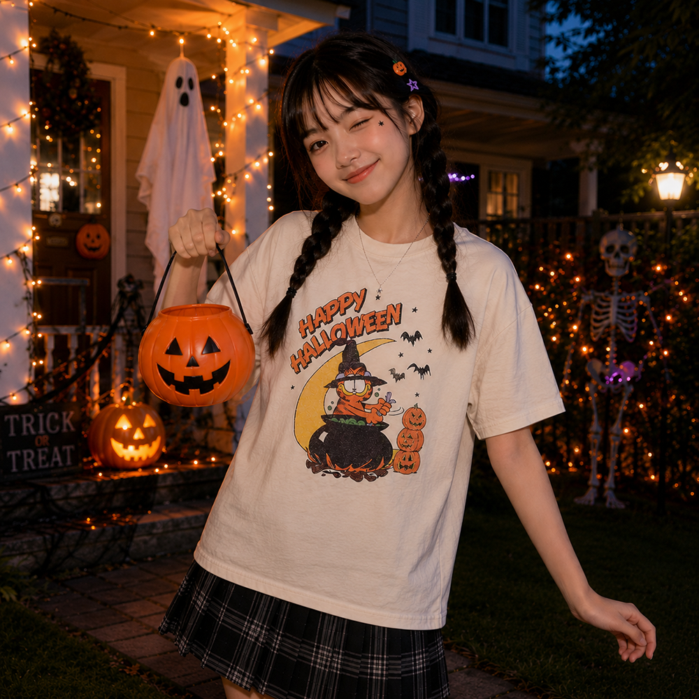 �ܡ����� T����� Garfield Happy Halloween Vintage REX-TS-GARFIELDHH ����ɥ١�����