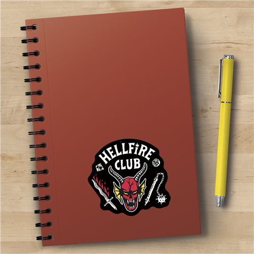 USA �ǥ����� ���ȥ�󥸥㡼�����󥰥� 5 Stranger Things 5 - Hell Fire Club Logo DC1572