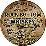 ߥ˥  Rock Bottom Whiskey Round DE-MS2627