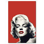 ƥ  Red Lips Marilyn PT-JGS-034