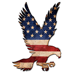 ƥ  American Flag Flying Eagle PT-PSB-100
