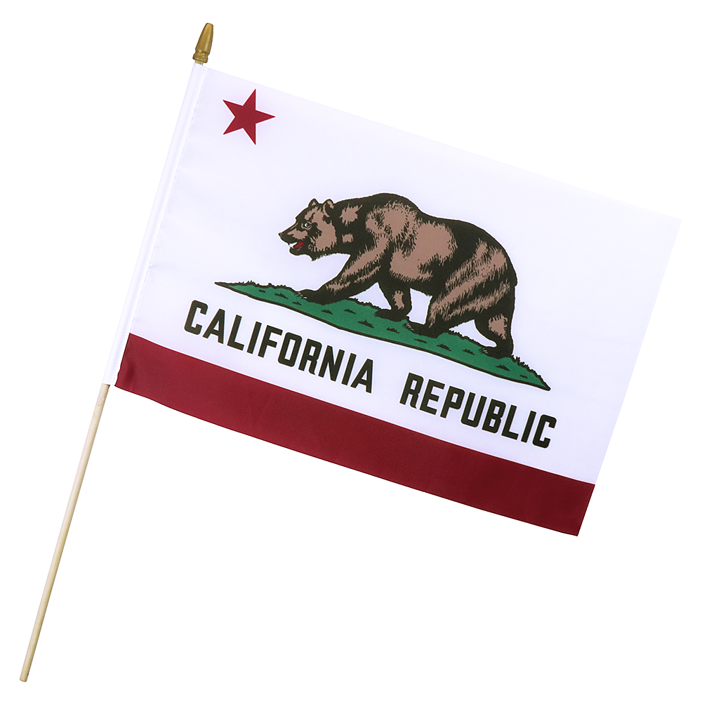 12x18 in ���ƥ��å� �ե�å� CALIFORNIA 3RD-F-1218ST-CAL