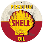 ƥ  Red Premium Shell Oil Grunge PT-SHL-232