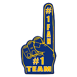 ƥ  #1 Team Finger Blue Yellow PT-PS-336