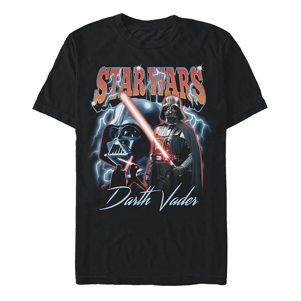 T Vader Moon Star Wars Graphic REX-TS-D32-M2 ֥å[US  S]