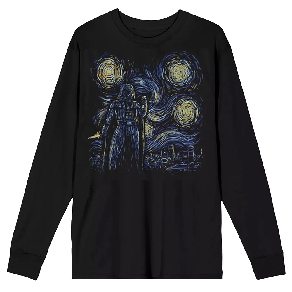  ꡼ T Starry Night Darth Vader Van Gogh Star Wars REX-TS-DWL5-527 ֥å[US  S]