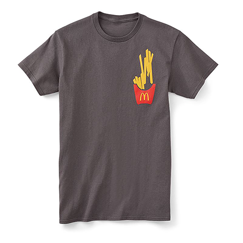 McDonald's T ȥǥʥ եå Falling Fries SM-TEE-3211004 㥳