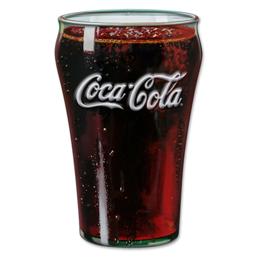 å ܥ ƥ  Coke Glass Die Cut CC-DE-AR2180191