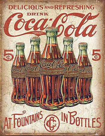 ƥ  COKE-5 BOTTLES RETRO CC-DE-MS2091