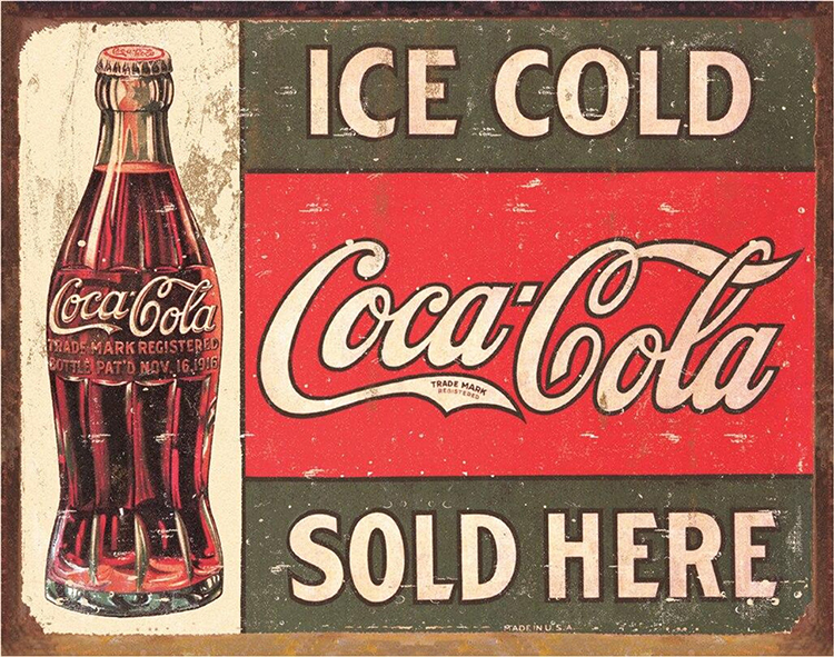 ƥ  COKE c.1916 Ice Cold CC-DE-MS1299ƥ  COKE c.1916 Ice Cold CC-DE-MS1299