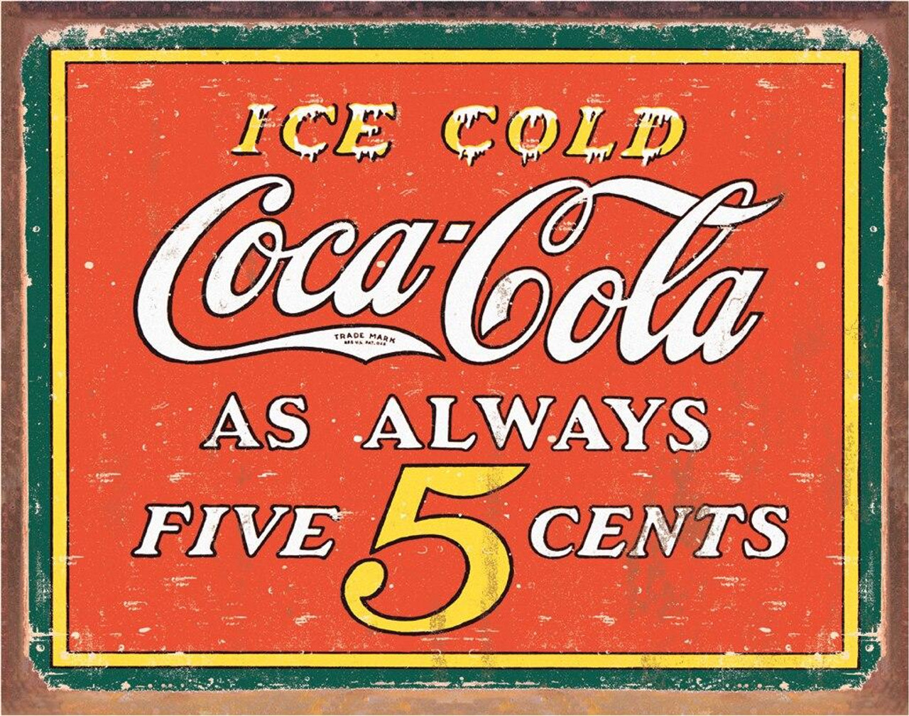 ƥ  COKE ALWAYS FIVE CENTS CC-DE-MS1471