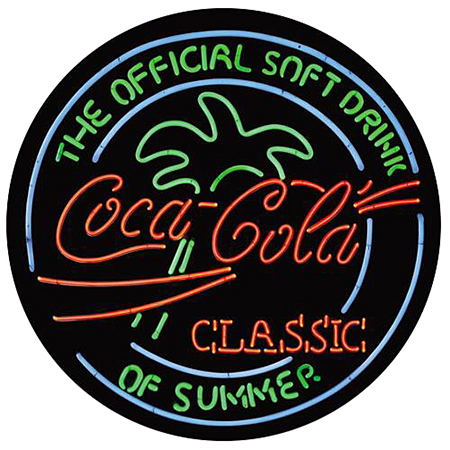 ߥ˥   Coke Neon Round CC-DE-MS2426