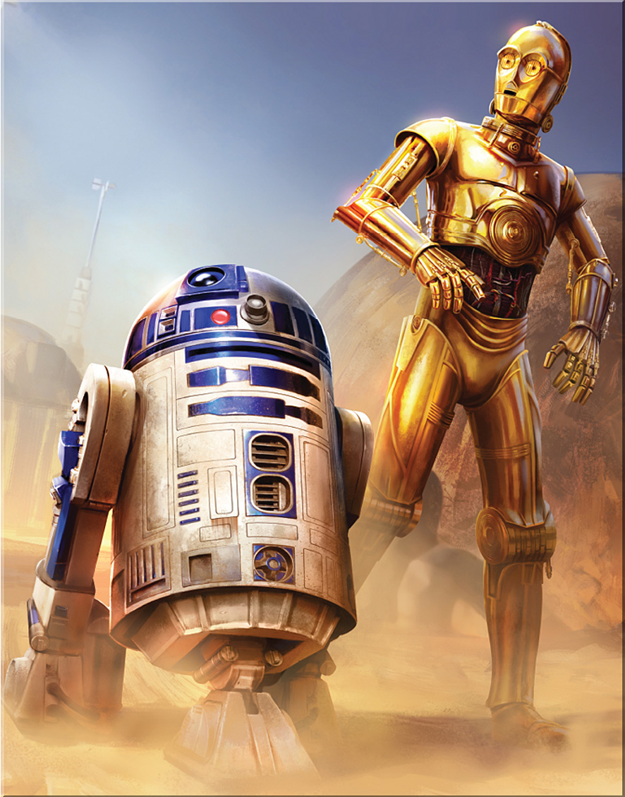 ƥ  Star Wars C-3P0 & R2D2 DE-MS2768