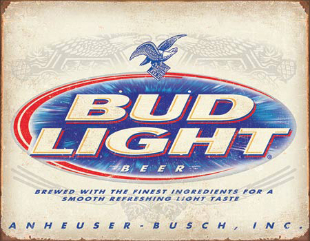 ƥ  BUD LIGHT RETRO DE-MS2184