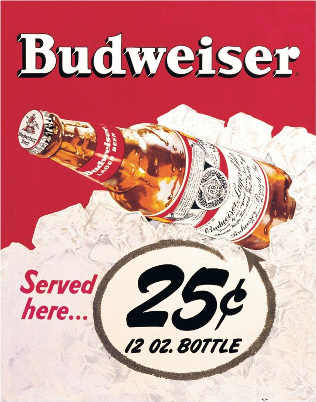 ƥ  BUDWEISER 25 CENTS DE-MS981ƥ  BUDWEISER 25 CENTS DE-MS981