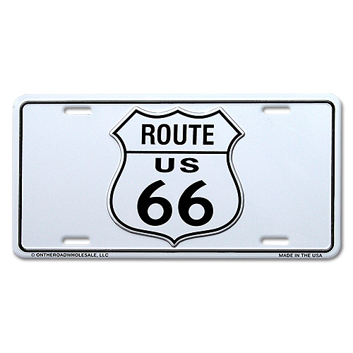 ߥ˥  RT 66 LICENSE PLATE 66-AD-LP001