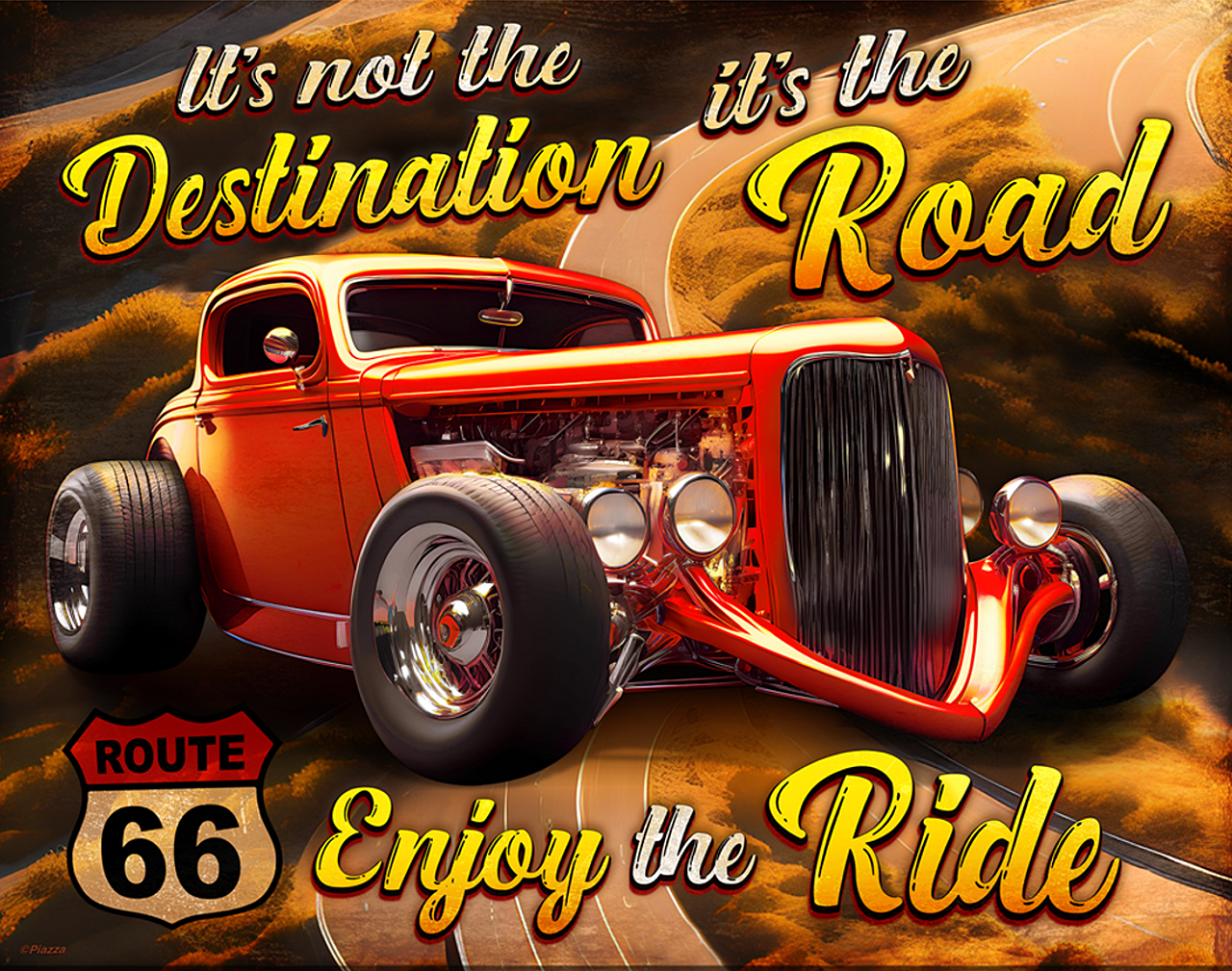 ƥ  Enjoy the Ride Rt 66 66-DE-MS2789ƥ  Enjoy the Ride Rt 66 66-DE-MS2789