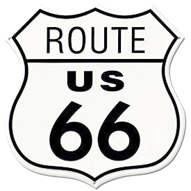ߥ˥  RT 66 SHIELD ROUT66 66-GL-SIG169
