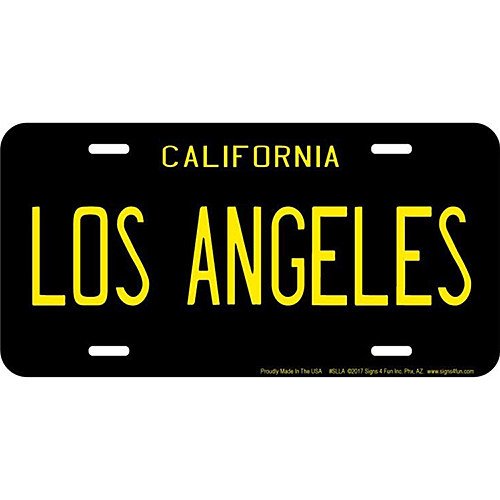 ߥ˥  LICENSE PLATE LOS ANGELES GL-SLLAߥ˥  LICENSE PLATE LOS ANGELES GL-SLLA