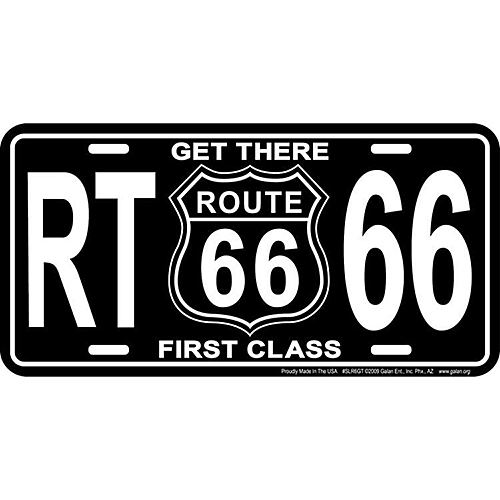 ߥ˥  RT 66 LICENSE PLATE 66-GL-SLR6GTߥ˥  RT 66 LICENSE PLATE 66-GL-SLR6GT