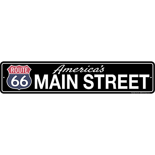 ߥ˥  RT 66 STREET SIGN AMERICAS MAIN STREET 66-GL-SSR66Mߥ˥  RT 66 STREET SIGN AMERICAS MAIN STREET 66-GL-SSR66M
