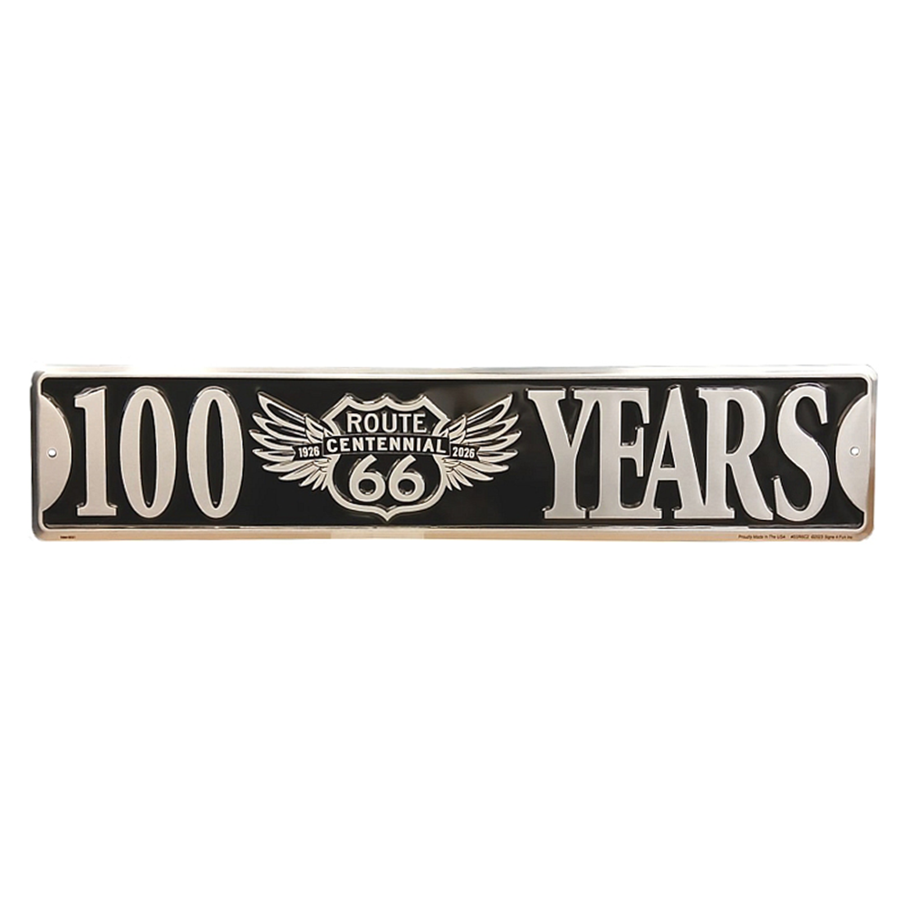 ����ߥ˥��� ������ RT 66 STREET SIGN CENT 100 YEARS 66-GL-SSR6C2