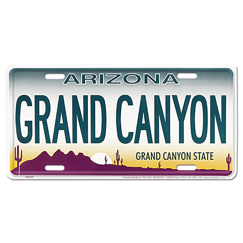 ߥ˥  LICENSE PLATE GRAND CANYON GL-SLMZGC