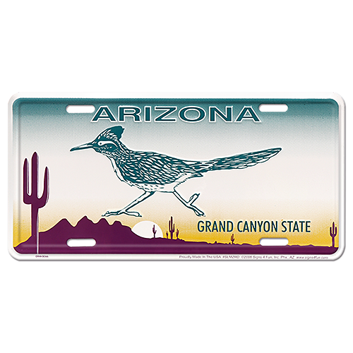 ߥ˥  LICENSE PLATE AZ ROAD RUNNER GL-SLMZRDߥ˥  LICENSE PLATE AZ ROAD RUNNER GL-SLMZRD