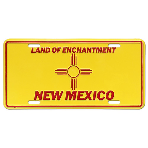 ߥ˥  LICENSE PLATE NEW MEXICO FLAG GL-SLNMߥ˥  LICENSE PLATE NEW MEXICO FLAG GL-SLNM