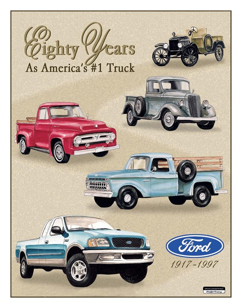 ƥ  FORD 80YRS OF PICKUP DE-MS712ƥ  FORD 80YRS OF PICKUP DE-MS712