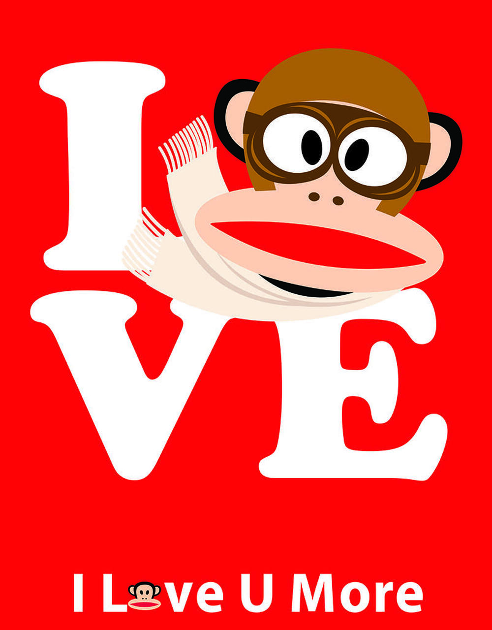 ƥ  Sock Monkey PF-Love DE-MS2483ƥ  Sock Monkey PF-Love DE-MS2483