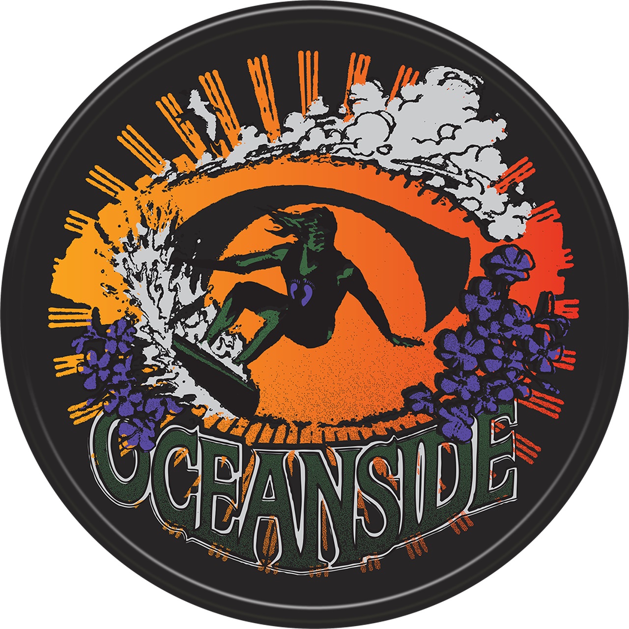 ߥ˥  Hang Ten Oceanside Round DE-MS2622ߥ˥  Hang Ten Oceanside Round DE-MS2622