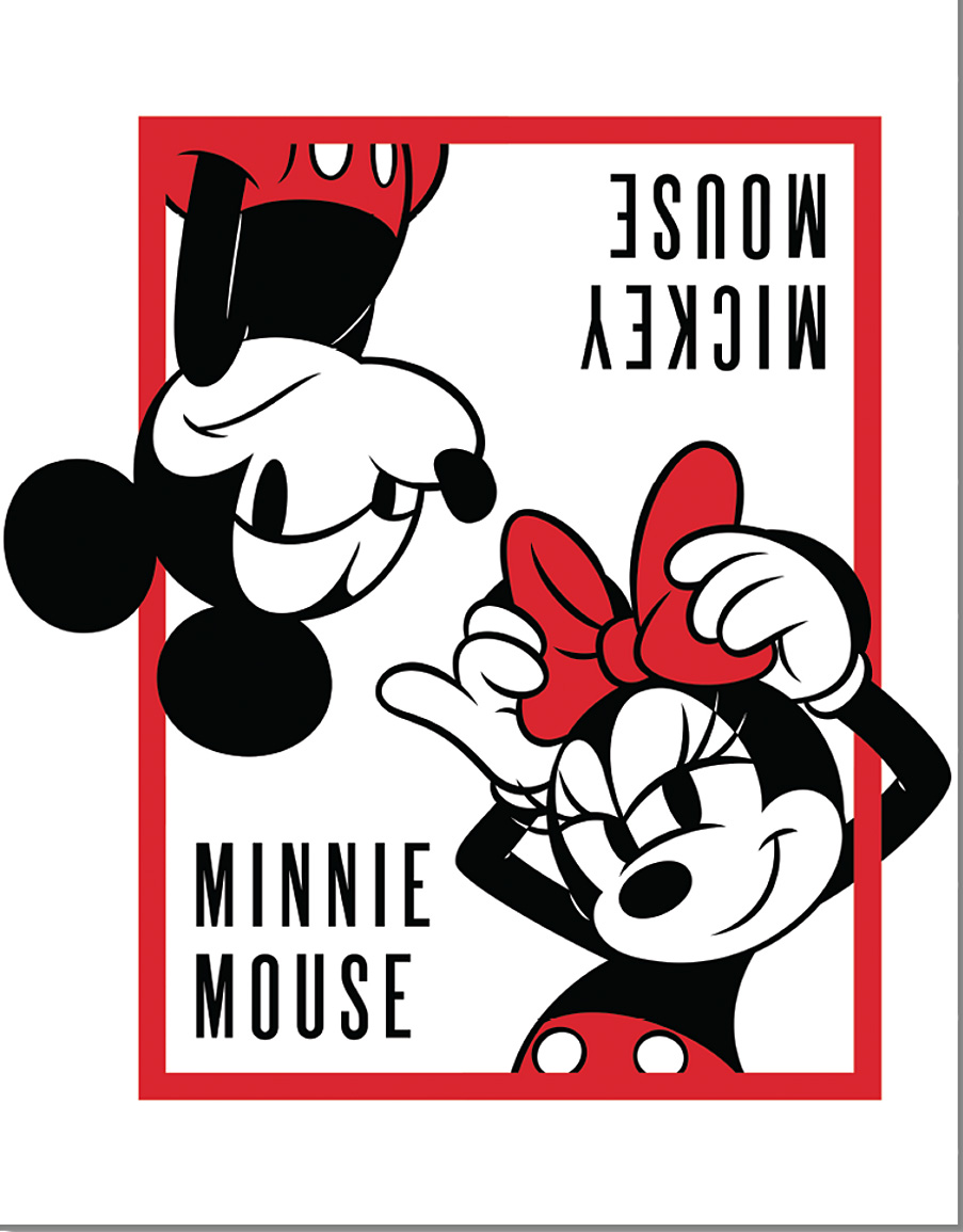 ƥ  Mickey & Minne Names DE-MS2760ƥ  Mickey & Minne Names DE-MS2760
