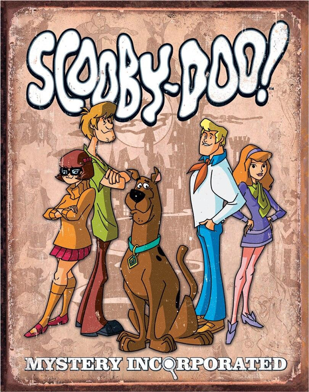 ƥ  SCOOBY DOO GANG RETRO DE-MS1856ƥ  SCOOBY DOO GANG RETRO DE-MS1856