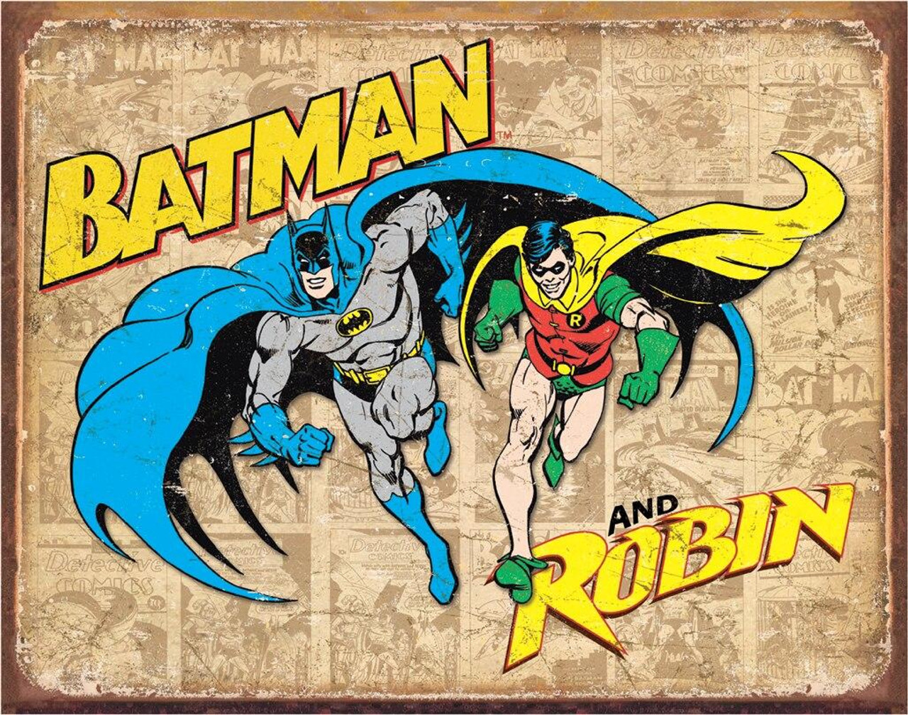ƥ  BATMAN  ROBIN WEATHERED DE-MS1826ƥ  BATMAN  ROBIN WEATHERED DE-MS1826