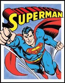 ƥ  SUPERMAN RETRO PANELS DE-MS1402ƥ  SUPERMAN RETRO PANELS DE-MS1402