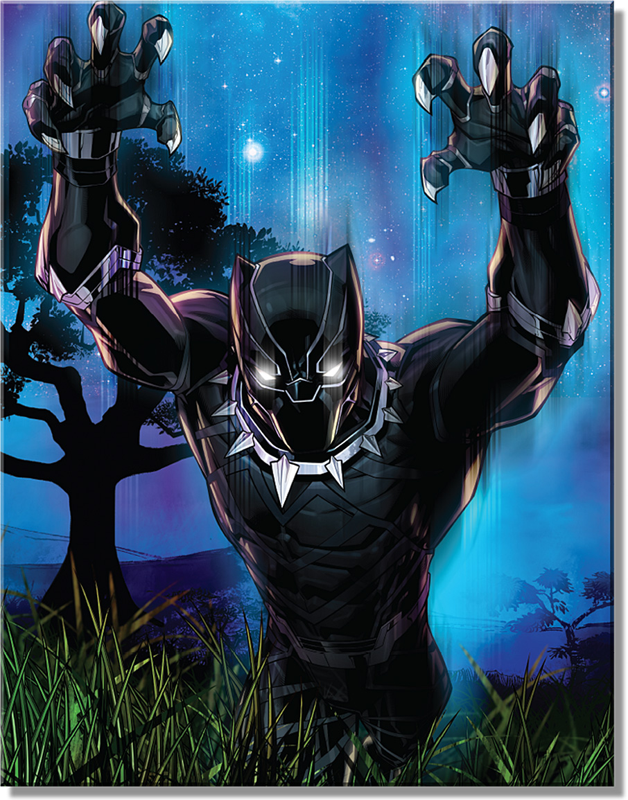 ƥ  Marvel Black Panther Pouncing DE-MS2784