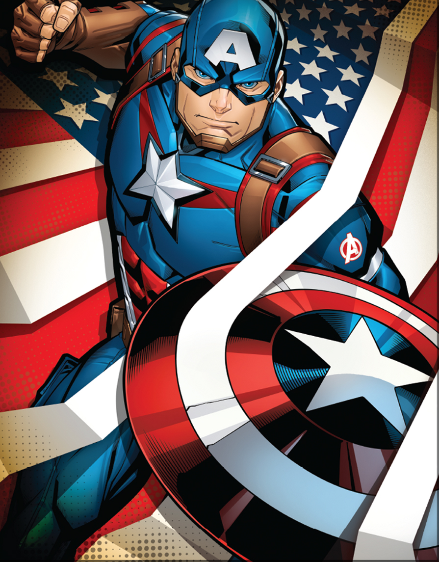 ƥ  Captain America DE-MS2734