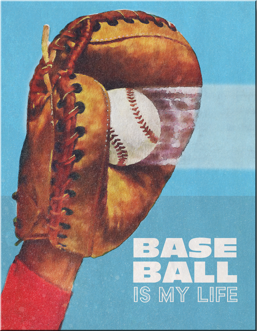 ƥ  Baseball Is Life DE-MS2805ƥ  Baseball Is Life DE-MS2805