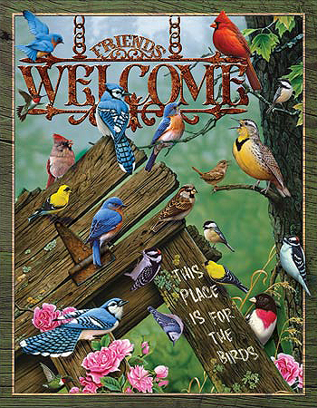 ƥ  WELCOME-PLACE FOR THE BIRDS DE-MS2002
