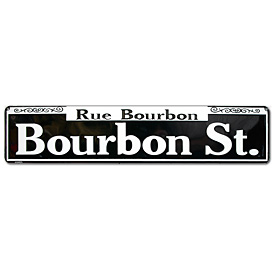 ߥ˥  STREET SIGN BOURBON ST. GL-SSBߥ˥  STREET SIGN BOURBON ST. GL-SSB