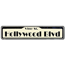 ߥ˥  STREET SIGN HOLLYWOOD BLVD GL-SSHߥ˥  STREET SIGN HOLLYWOOD BLVD GL-SSH