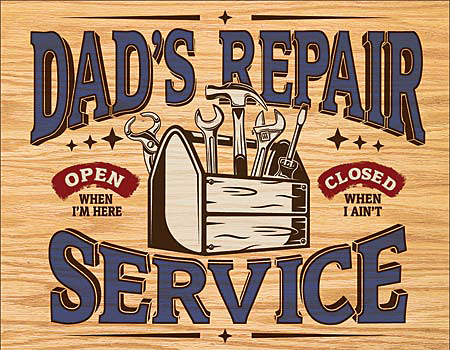ƥ  Dad's Repair Service DE-MS2268ƥ  Dad's Repair Service DE-MS2268