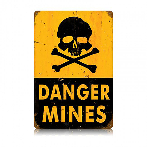 ƥ  Danger Mines PT-V-416ƥ  Danger Mines PT-V-416
