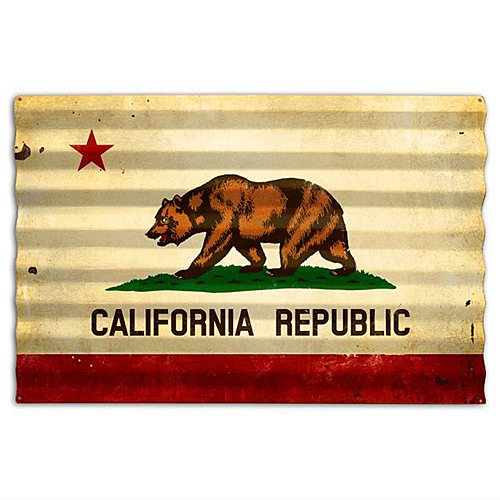 ƥ  California Flag Corrugated PT-PTSC-017ƥ  California Flag Corrugated PT-PTSC-017